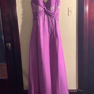 Lavender Prom or Bridesmaids Dress
